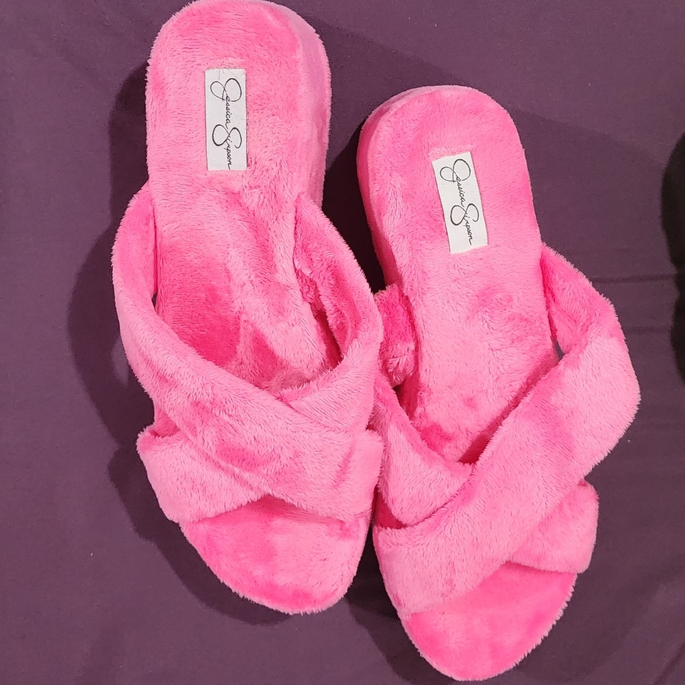 Jessica Simpson Tallula Platform Slides - Picture 2 of 14